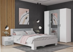 Спальный гарнитур NOVA (модульный) белый/бетон в Ноябрьске - noyabrsk.mebel24.online | фото