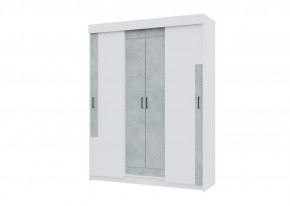Спальный гарнитур VICTOR (модульный) Белый-Бетон в Ноябрьске - noyabrsk.mebel24.online | фото 13