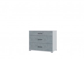 Спальный гарнитур VICTOR (модульный) Белый-Бетон в Ноябрьске - noyabrsk.mebel24.online | фото 4
