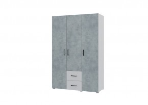 Спальный гарнитур VICTOR (модульный) Белый-Бетон в Ноябрьске - noyabrsk.mebel24.online | фото 6