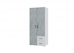 Спальный гарнитур VICTOR (модульный) Белый-Бетон в Ноябрьске - noyabrsk.mebel24.online | фото 8
