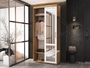 СТЕЛЛА-1 Прихожая (ЛДСП) дуб крафт/белый в Ноябрьске - noyabrsk.mebel24.online | фото 3