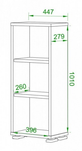 Стеллаж Домино нельсон ПУ-10-1 в Ноябрьске - noyabrsk.mebel24.online | фото 2