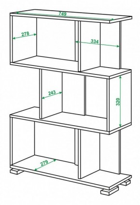 Стеллаж Домино нельсон СЛ-5-3 в Ноябрьске - noyabrsk.mebel24.online | фото 2