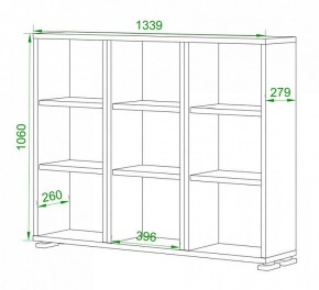 Стеллаж Домино ПУ-60-1 в Ноябрьске - noyabrsk.mebel24.online | фото 2