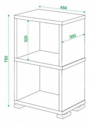 Стеллаж Домино СБ-15/2 в Ноябрьске - noyabrsk.mebel24.online | фото 2