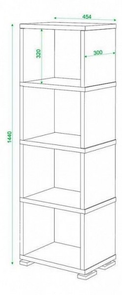 Стеллаж Домино СБ-15/4 в Ноябрьске - noyabrsk.mebel24.online | фото 3