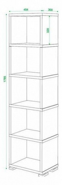 Стеллаж Домино СБ-15/5 в Ноябрьске - noyabrsk.mebel24.online | фото 3