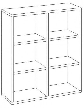 Стеллаж Домино СУ(ш2в1) в Ноябрьске - noyabrsk.mebel24.online | фото 3