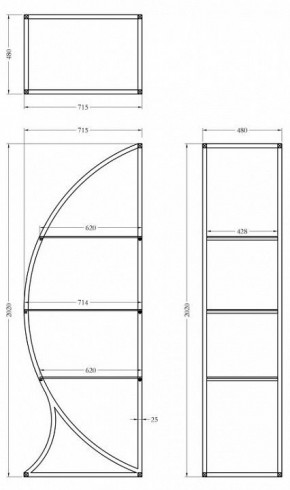 Стеллаж KFG087 в Ноябрьске - noyabrsk.mebel24.online | фото 6