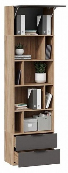 Стеллаж комбинированный Порто Исп. 2 ТД-393.07.20 в Ноябрьске - noyabrsk.mebel24.online | фото 4