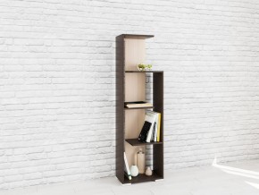 Стеллаж Ромео-6 Дуб молочный/Венге в Ноябрьске - noyabrsk.mebel24.online | фото