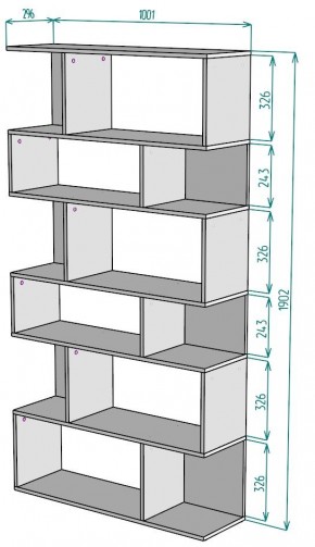 Стеллаж S10 в Ноябрьске - noyabrsk.mebel24.online | фото 2