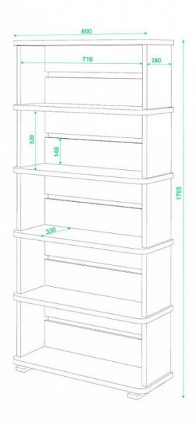 Стеллаж СБ-25/5 в Ноябрьске - noyabrsk.mebel24.online | фото 2