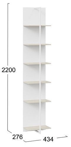 Стеллаж Сканди в Ноябрьске - noyabrsk.mebel24.online | фото 2