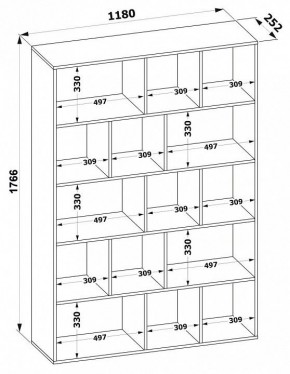 Стеллаж СТ-11 в Ноябрьске - noyabrsk.mebel24.online | фото 3
