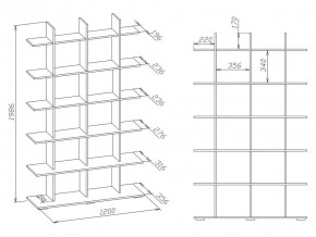 Стеллаж СТ-6 в Ноябрьске - noyabrsk.mebel24.online | фото 3