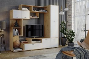 Стенка Диско (СТЛ.150.01) Дуб дикий/Белый в Ноябрьске - noyabrsk.mebel24.online | фото 3