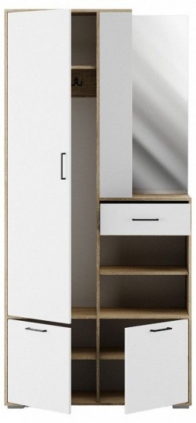 Стенка для прихожей Торонто в Ноябрьске - noyabrsk.mebel24.online | фото 3