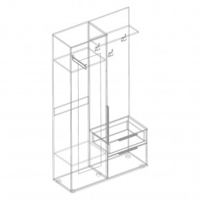 СТИЛ Прихожая (модульная) в Ноябрьске - noyabrsk.mebel24.online | фото 3