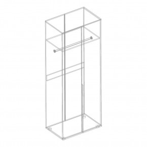 СТИЛ Шкаф 2-ств для одежды в Ноябрьске - noyabrsk.mebel24.online | фото 2