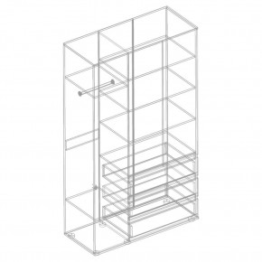 СТИЛ Шкаф 3-ств с 3 ящиками в Ноябрьске - noyabrsk.mebel24.online | фото 2