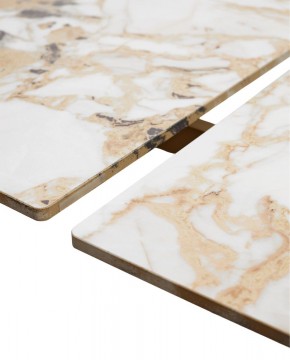 Стол ACERRA NEW 160 GLOSS GRAND JADE SOLID CERAMIC/ каркас цвета шампань, ®DISAUR в Ноябрьске - noyabrsk.mebel24.online | фото 8