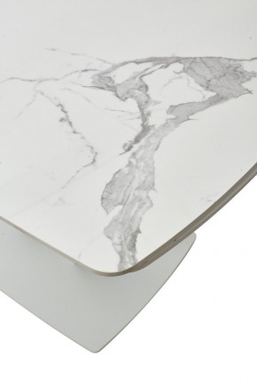 Стол ALATRI 120 GLOSS STATUARIO WHITE SOLID CERAMIC / WHITE, ®DISAUR в Ноябрьске - noyabrsk.mebel24.online | фото 10