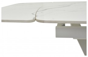 Стол ALATRI 120 GLOSS STATUARIO WHITE SOLID CERAMIC / WHITE, ®DISAUR в Ноябрьске - noyabrsk.mebel24.online | фото 3