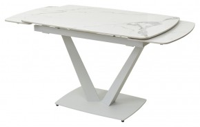 Стол ALATRI 120 GLOSS STATUARIO WHITE SOLID CERAMIC / WHITE, ®DISAUR в Ноябрьске - noyabrsk.mebel24.online | фото 8