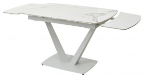 Стол ALATRI 120 GLOSS STATUARIO WHITE SOLID CERAMIC / WHITE, ®DISAUR в Ноябрьске - noyabrsk.mebel24.online | фото 9