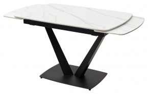 Стол ALATRI 120 MATT WHITE MARBLE SOLID CERAMIC / BLACK, ®DISAUR в Ноябрьске - noyabrsk.mebel24.online | фото 8