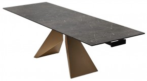Стол ALES 180 BLACK GRAVE SOLID CERAMIC, керамика / бронзовый, ®DISAUR в Ноябрьске - noyabrsk.mebel24.online | фото 7