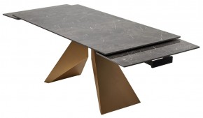 Стол ALES 180 BLACK GRAVE SOLID CERAMIC, керамика / бронзовый, ®DISAUR в Ноябрьске - noyabrsk.mebel24.online | фото 9