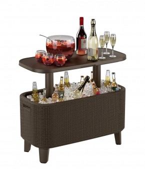Стол Беви Бар (Bevy Bar Large Cool Bar), коричневый в Ноябрьске - noyabrsk.mebel24.online | фото 3
