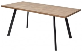 Стол BRICK M 140 Дуб Канзас/ Черный М-City в Ноябрьске - noyabrsk.mebel24.online | фото 1