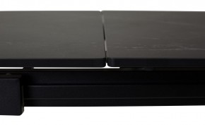 Стол CORNER 120 MATT BLACK MARBLE SOLID CERAMIC / BLACK, ®DISAUR в Ноябрьске - noyabrsk.mebel24.online | фото 1