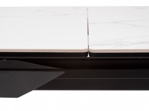 Стол CREMONA 140 MATTE STATUARIO Белый мрамор матовый, керамика/ черный каркас, ®DISAUR в Ноябрьске - noyabrsk.mebel24.online | фото 4