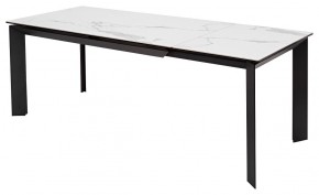 Стол CREMONA 140 MATTE STATUARIO Белый мрамор матовый, керамика/ черный каркас, ®DISAUR в Ноябрьске - noyabrsk.mebel24.online | фото 5