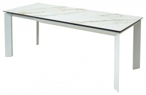Стол CREMONA 160 KL-188 Контрастный мрамор / белый каркас, ®DISAUR в Ноябрьске - noyabrsk.mebel24.online | фото 3