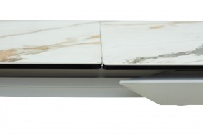 Стол CREMONA 160 KL-188 Контрастный мрамор / белый каркас, ®DISAUR в Ноябрьске - noyabrsk.mebel24.online | фото 5