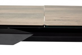 Стол CREMONA 180 KL-61 Под дерево, итальянская керамика / черный каркас, ®DISAUR в Ноябрьске - noyabrsk.mebel24.online | фото 4