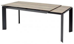 Стол CREMONA 180 KL-61 Под дерево, итальянская керамика / черный каркас, ®DISAUR в Ноябрьске - noyabrsk.mebel24.online | фото 7