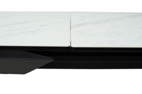 Стол CREMONA 180 KL-99 Белый мрамор матовый, итальянская керамика / черный каркас, ®DISAUR в Ноябрьске - noyabrsk.mebel24.online | фото 12