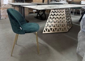 Стол ENNA 220 KL-188 Контрастный мрамор матовый, итальянская керамика/ каркас цвета шампань, ®DISAUR в Ноябрьске - noyabrsk.mebel24.online | фото 7