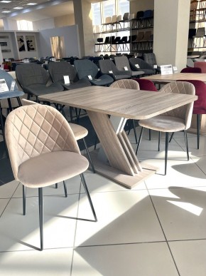 Стол EXEL 140 Дуб Трюфель/ Алюминий М-City в Ноябрьске - noyabrsk.mebel24.online | фото 2