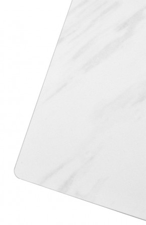 Стол FONDI 180 MARBLES KL-99 Белый мрамор матовый, итальянская керамика/ черный каркас, ®DISAUR в Ноябрьске - noyabrsk.mebel24.online | фото 6