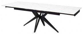 Стол FORIO 160 MATT WHITE MARBLE SOLID CERAMIC / BLACK, ®DISAUR в Ноябрьске - noyabrsk.mebel24.online | фото 5