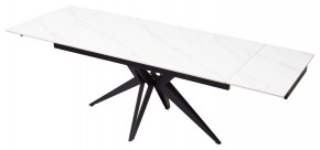 Стол FORIO 160 MATT WHITE MARBLE SOLID CERAMIC / BLACK, ®DISAUR в Ноябрьске - noyabrsk.mebel24.online | фото 6
