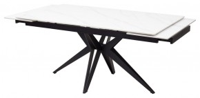 Стол FORIO 160 MATT WHITE MARBLE SOLID CERAMIC / BLACK, ®DISAUR в Ноябрьске - noyabrsk.mebel24.online | фото 7